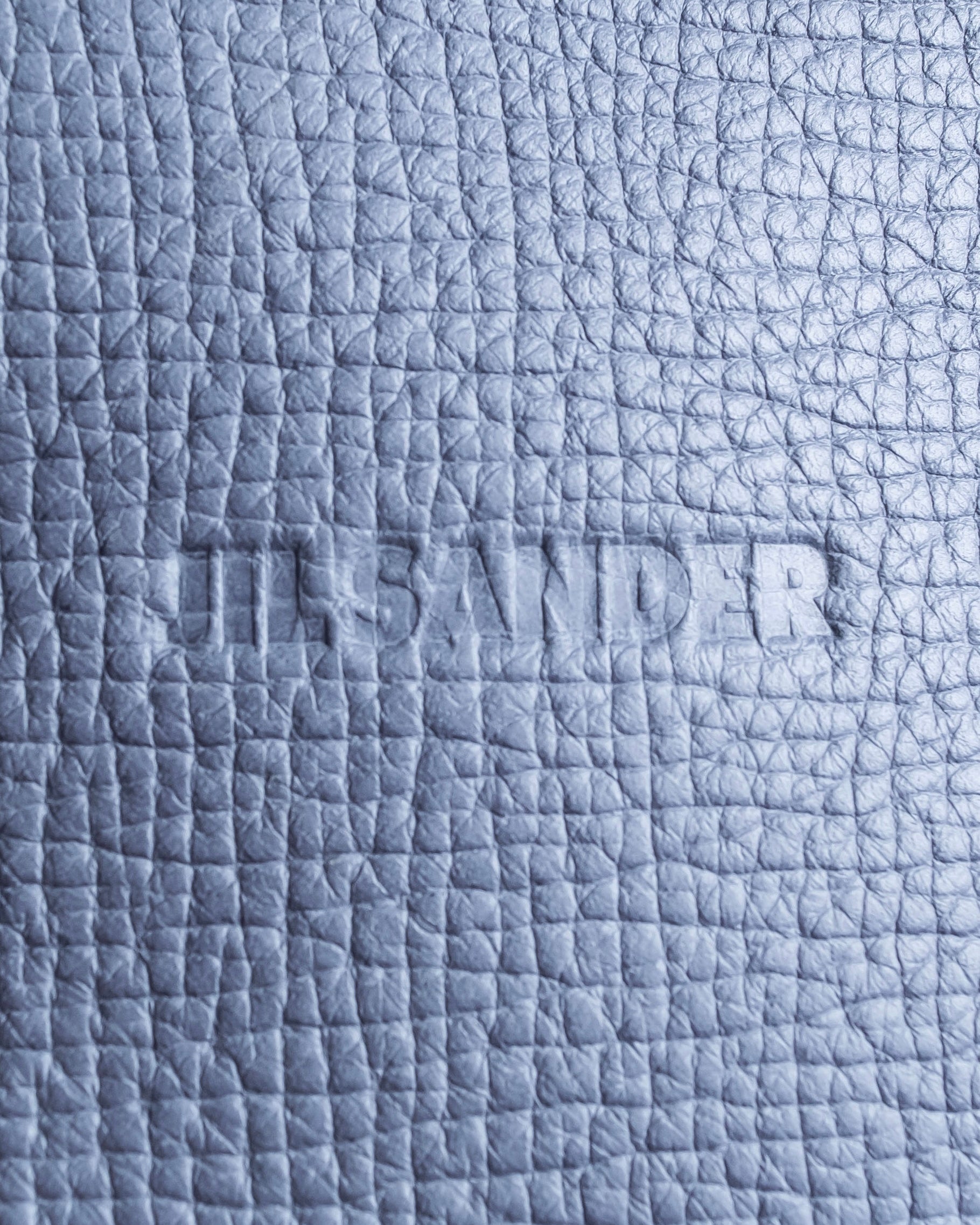 “JIL SANDER” beautiful sky blue leather shoulder bag