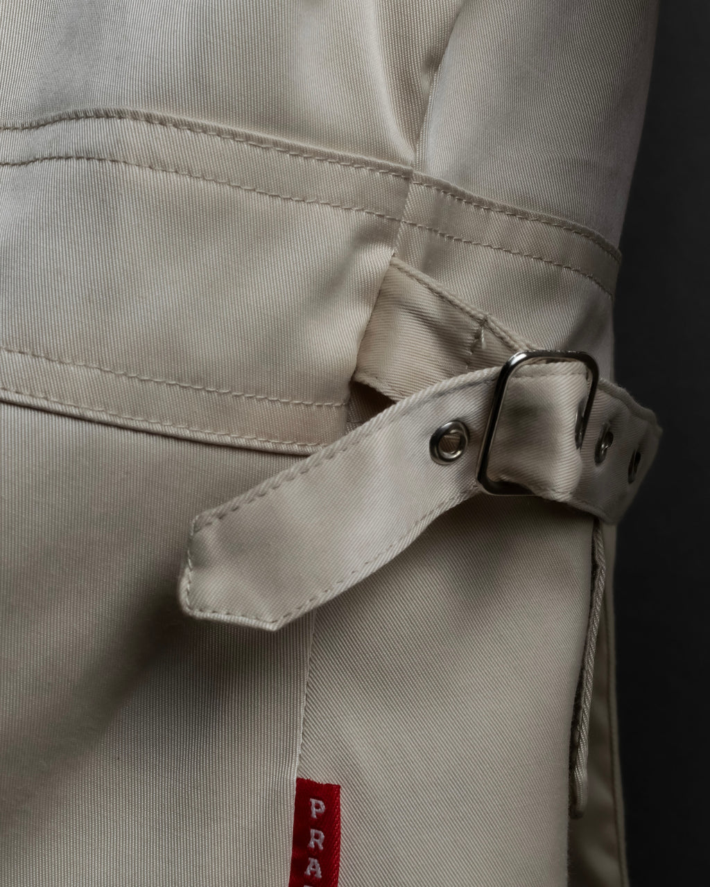 "PRADA" Military detail cotton jacket