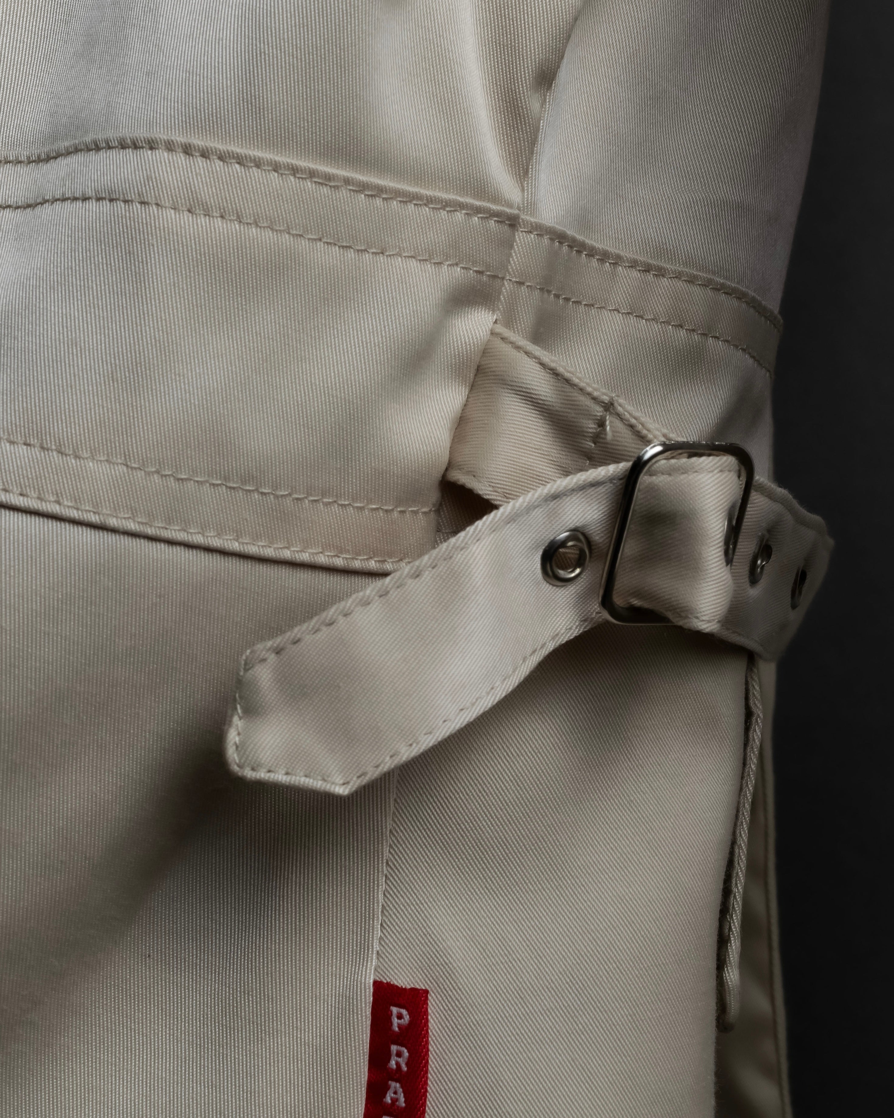 "PRADA" Military detail cotton jacket