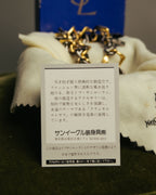 “Yves Saint Laurent” 80’s-90’s Two tone chain bracelet