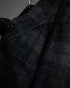 “COMME des GARÇONS HOMME”
88AW Boxy plaid tailored jacket