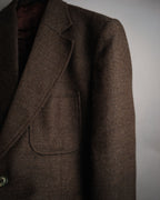 -SPECIAL- “Maison Martin Margiela” 2000’s Deconstructed tweed tailored jacket