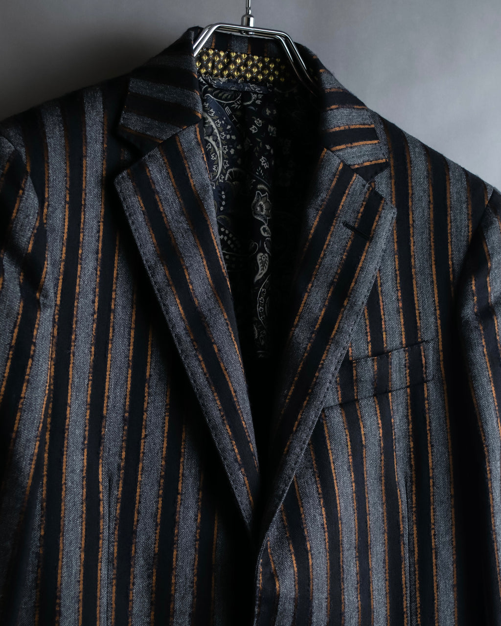 "ETRO" Multi-stripe tailored jacket