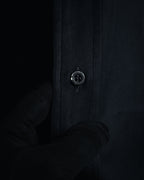 "GUCCI" 2008-2010 Herringbone wide collar dress shirt