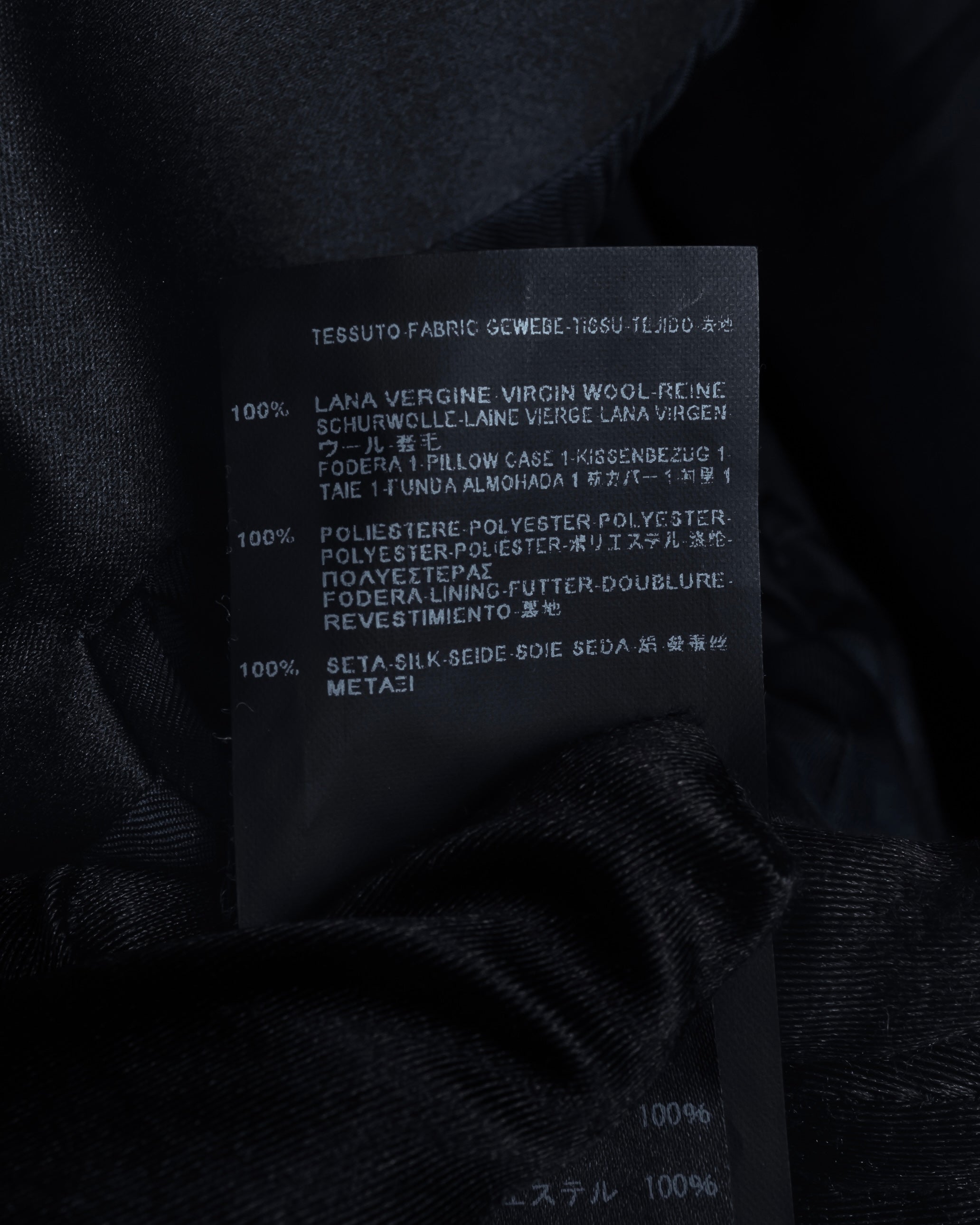 "Saint Laurent Paris" Modern tailcoat design jacket