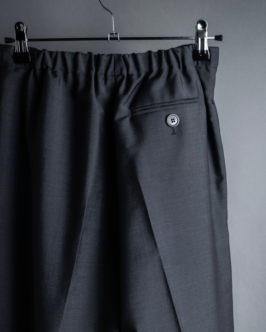 "Acne Studios" Button fly design wide straight slacks