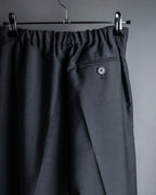 "Acne Studios" Button fly design wide straight slacks