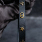 "Christian Dior" Mystical motif leather bracelet