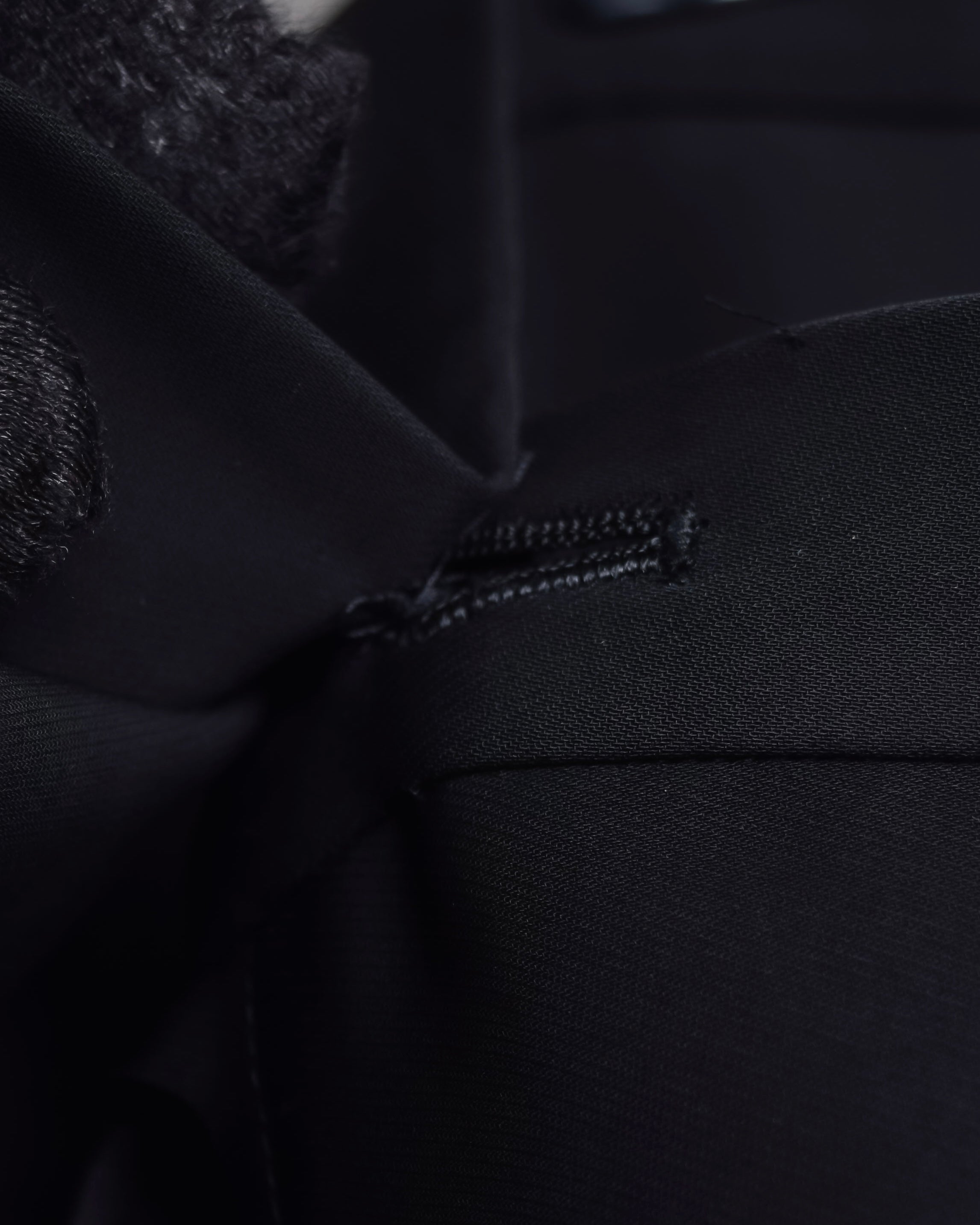 "ISSEY MIYAKE" Organic cutout fringe wrap skirt