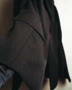 –SPECIAL– "Yohji Yamamoto" 98AW Sculptural asymmetric draped wool jacket