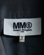 "MM6 MAISON MARGIELA" Wrap front oversized tailored jacket