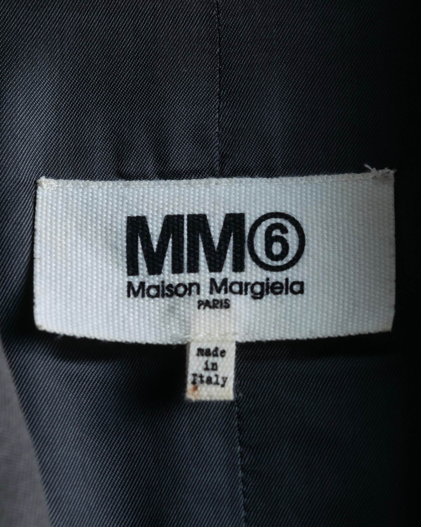 "MM6 MAISON MARGIELA" Wrap front oversized tailored jacket