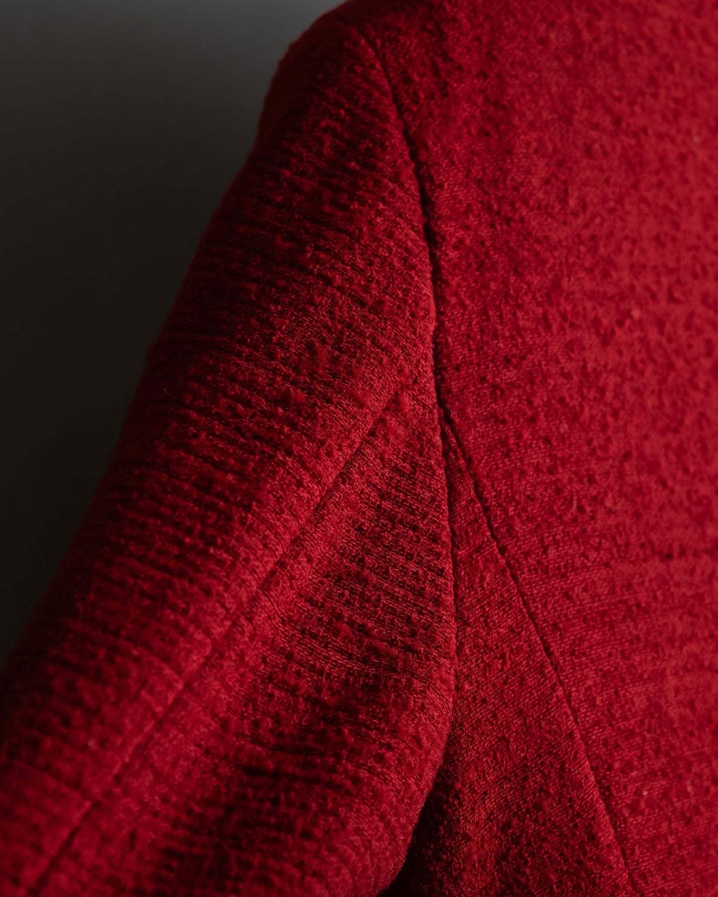 "Salvatore Ferragamo" Vivid red color wool mix tailored jacket