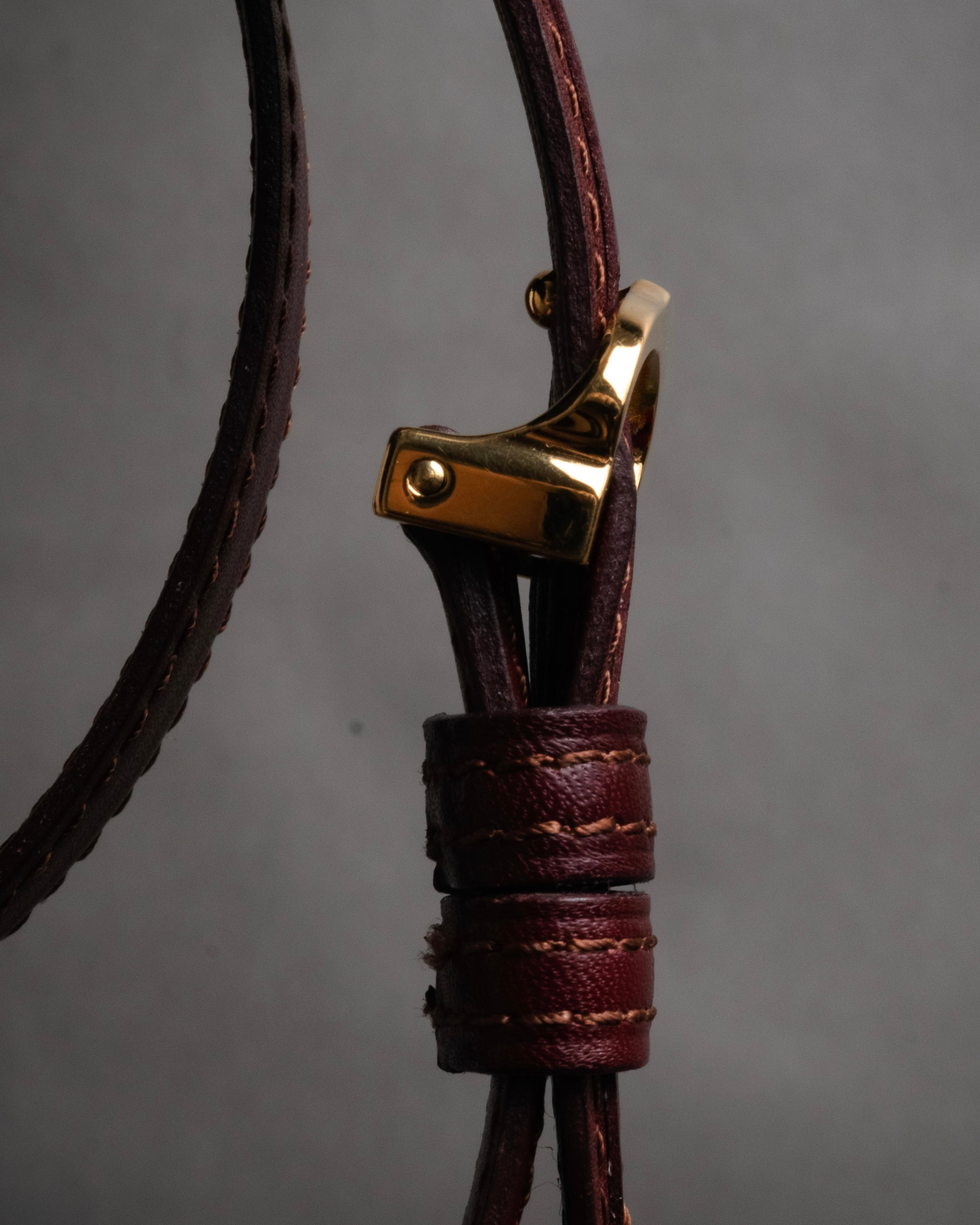 “Cartier” 00's Must de Cartier double wrap leather belt