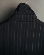 -SPECIAL-“SAINT LAURENT” 18's- Modern pinstripe double breasted jacket
