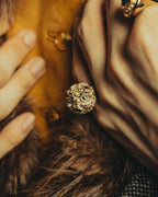 -SPECIAL- "Christian Dior" 10's-20's Sculptural clustered costume ring