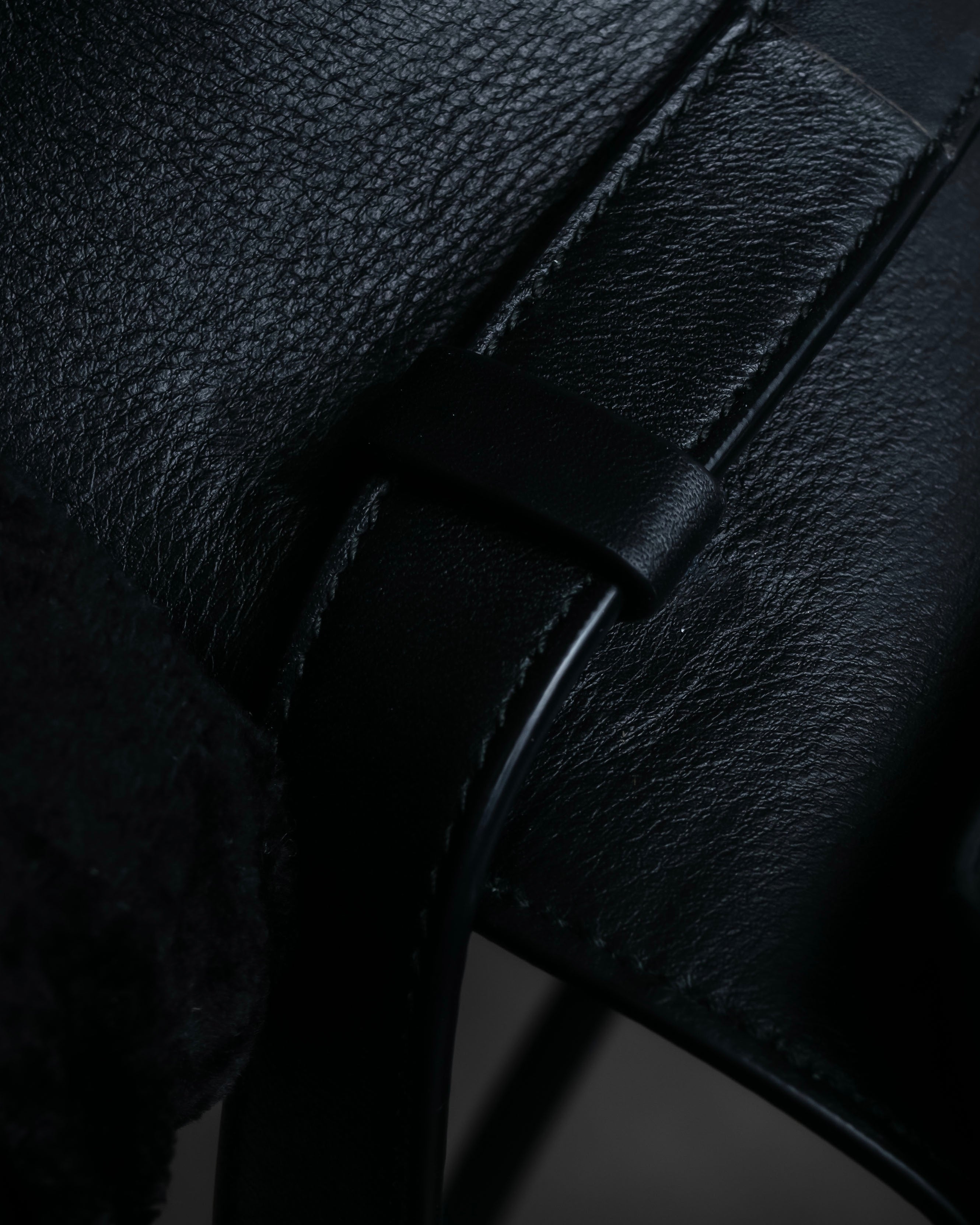 "JIL SANDER" Minimalist design leather shoulder bag