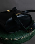 "GIANI MARCO VENTURI" Shape trapezoid leather shoulder bag