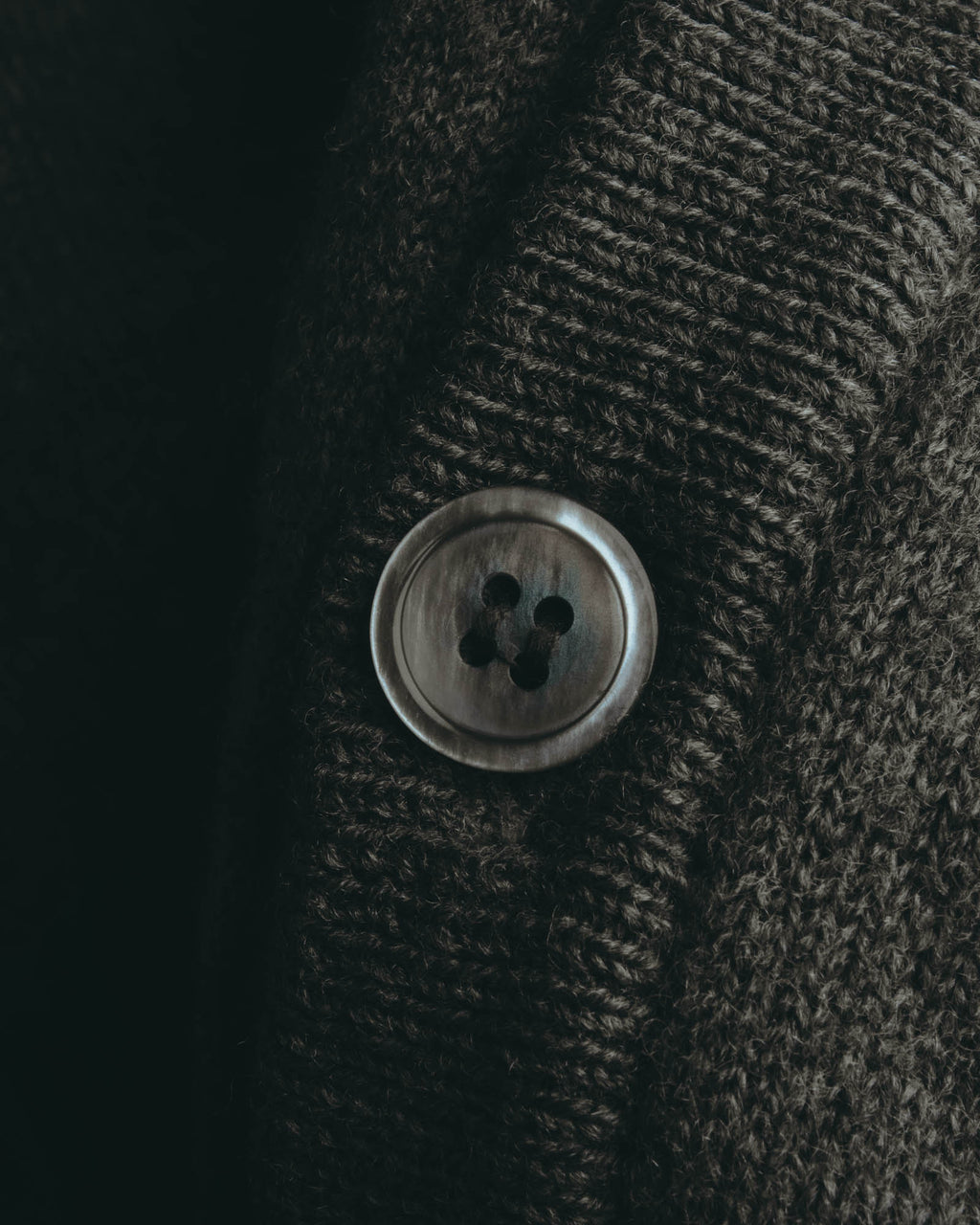 "Yves Saint Laurent" 80's-90's Relaxed wool v neck cardigan