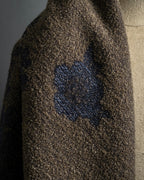 "BALENCIAGA" Large size lame jacquard weave stole