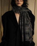 "GUCCI" GG pattern glitter blend woven large stole