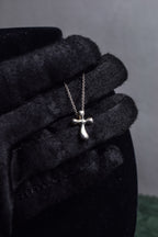 "Tiffany&Co" Small claus motif silver necklace