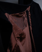 -SPECIAL- "JEAN PAUL GAULTIER"
 90's-00's Waist shape A-line silhouette black color super long coat