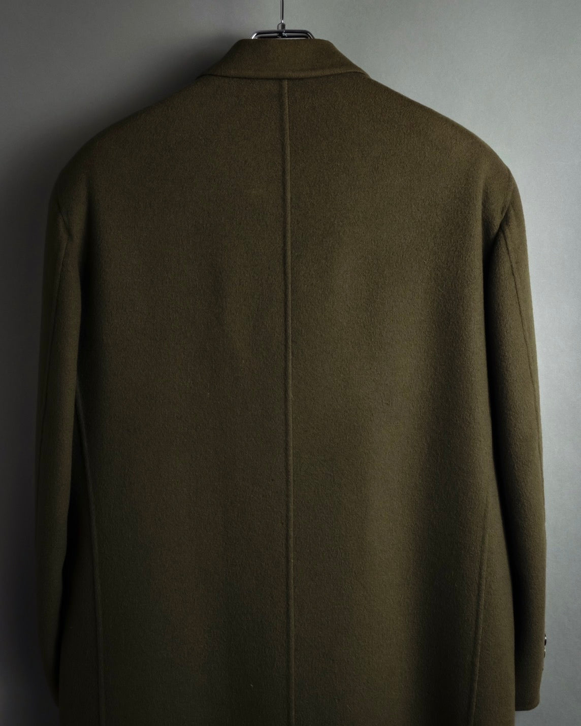 "Christian Dior" Single-breasted 100% cashmere chester coat