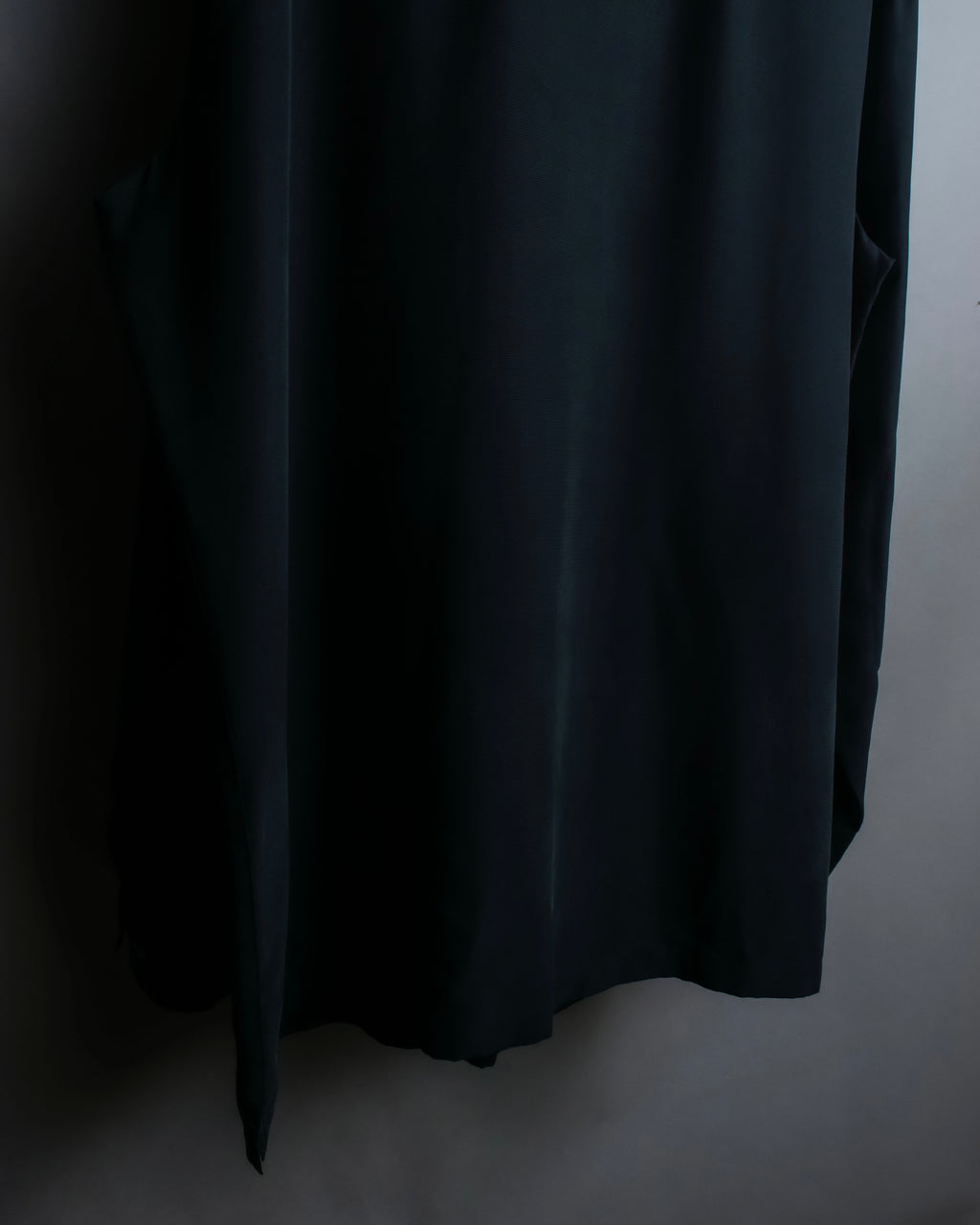 "HUGO BOSS" Striped fabric super oversized black shirt