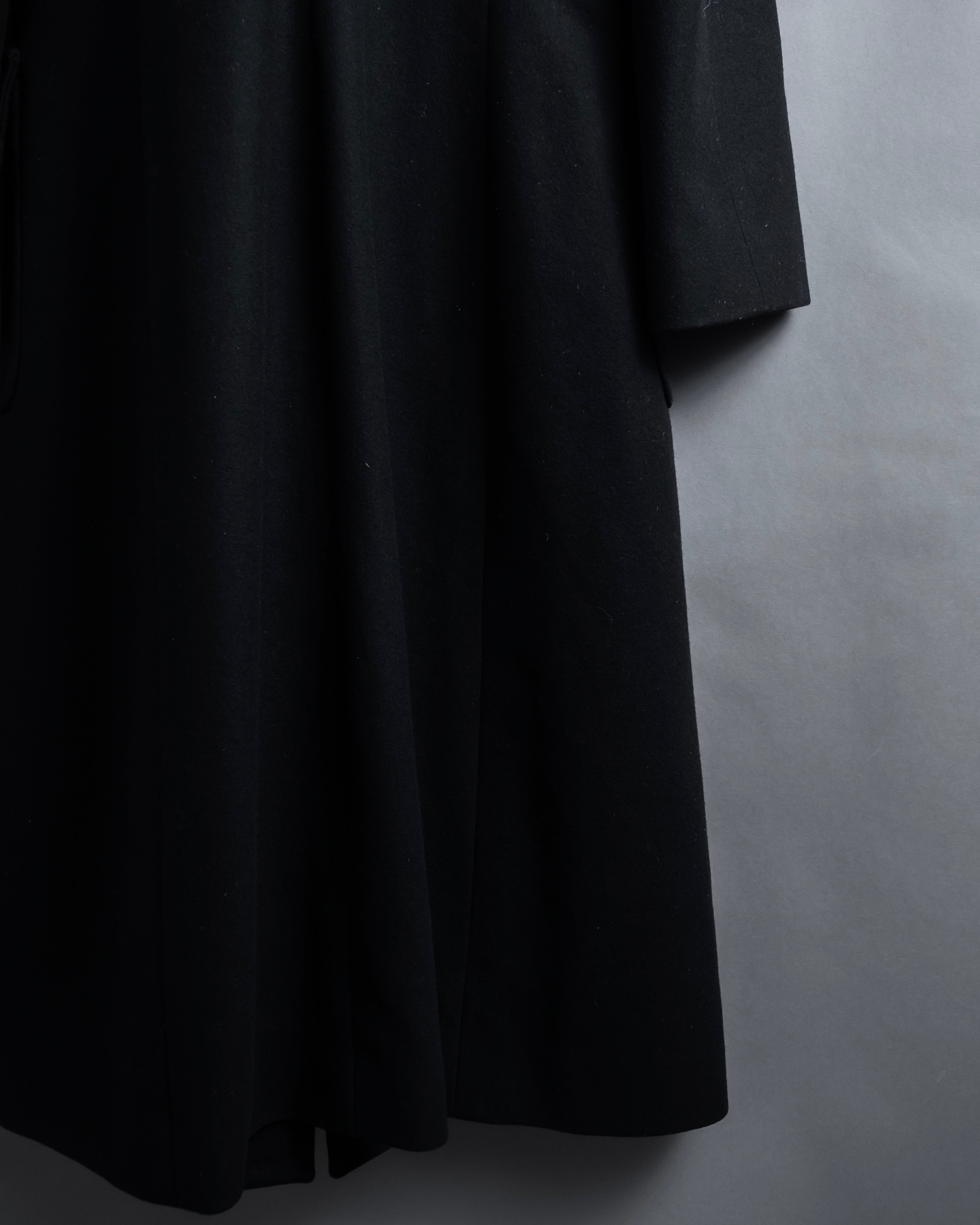 -SPECIAL- "CELINE" 1997-04's Michael Kors period minimal detail long chester coat