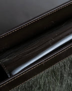 "CELINE" 2000's Made of pony leather one-handle bag