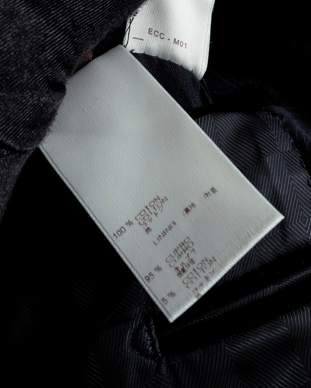 "LOUIS VUITTON" Geometric pattern velvet tailored jacket