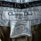 "Christian Dior" Center press wide tapered slacks