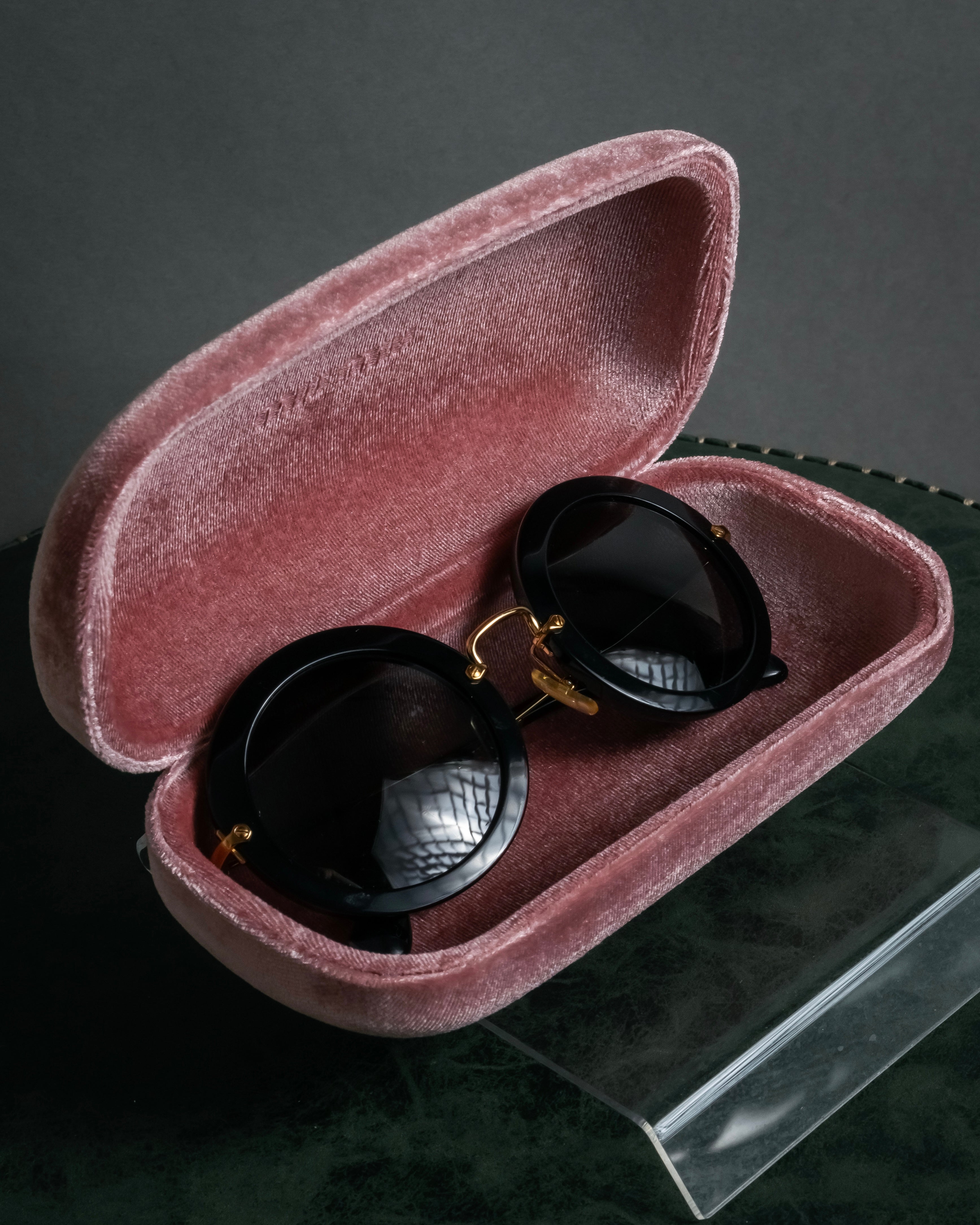 "MIU MIU" Round frame statement sunglasses