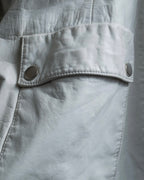 "theory" waist-shaped long leather coat