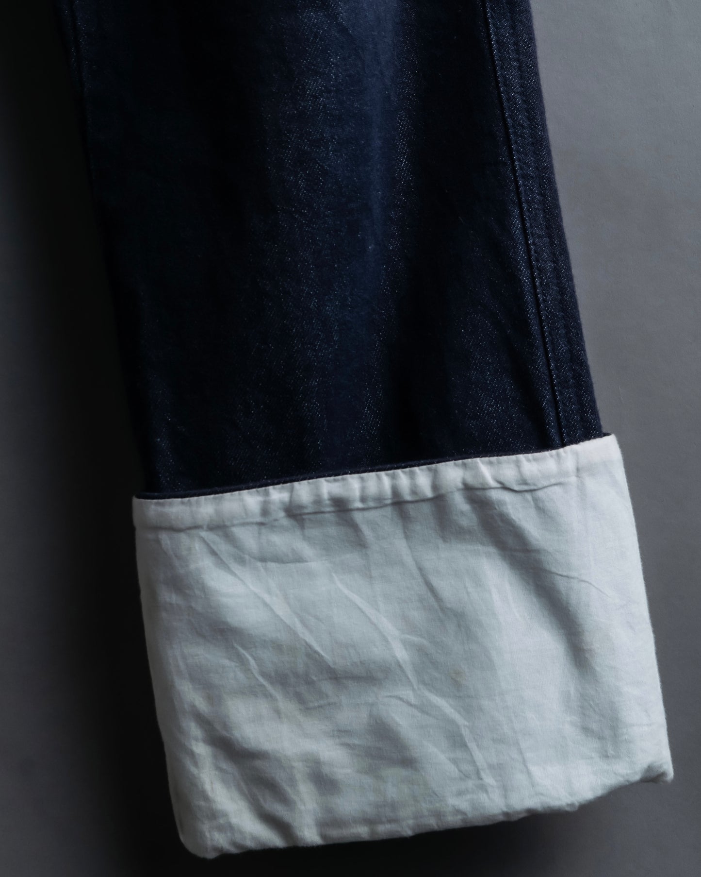 "LOEWE" Wide tapered fisherman denim pants