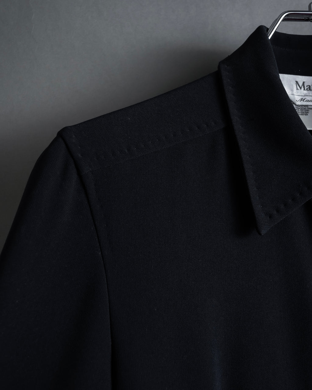 "Max Mara" 90's Refined design long shirt dress