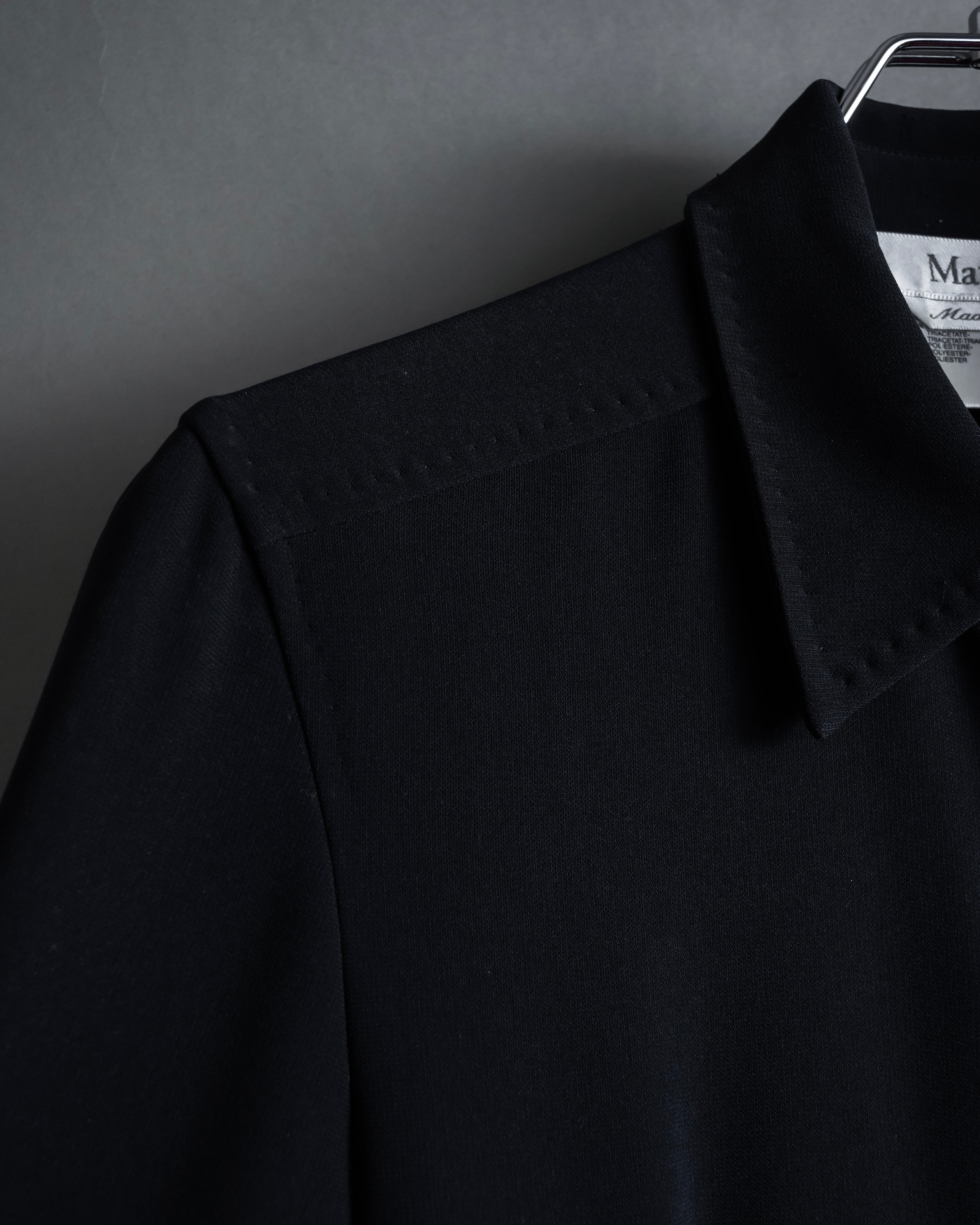 "Max Mara" 90's Refined design long shirt dress