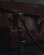"JIL SANDER" 90’s-00’s Functional pocket leather satchel bag