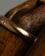 "Cartier" Band 1PD PG AU750 diamond ring