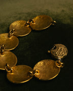 -SPECIAL- “YVES SAINT LAURENT” 80’s-90’s Lava texture statement bracelet