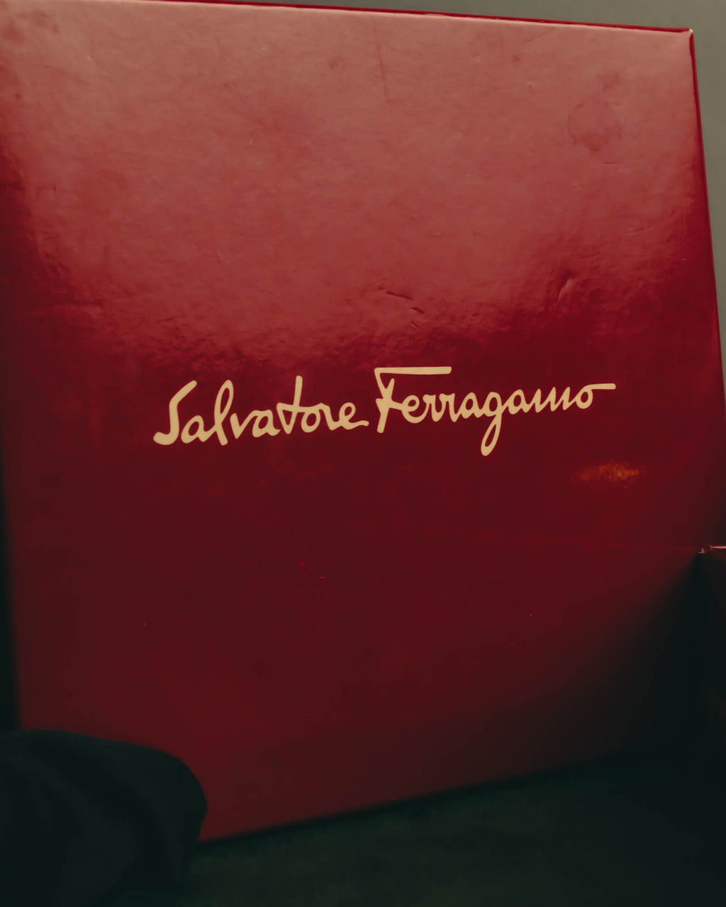 "Salvatore Ferragamo" 80's-90's Classic calf leather wallet