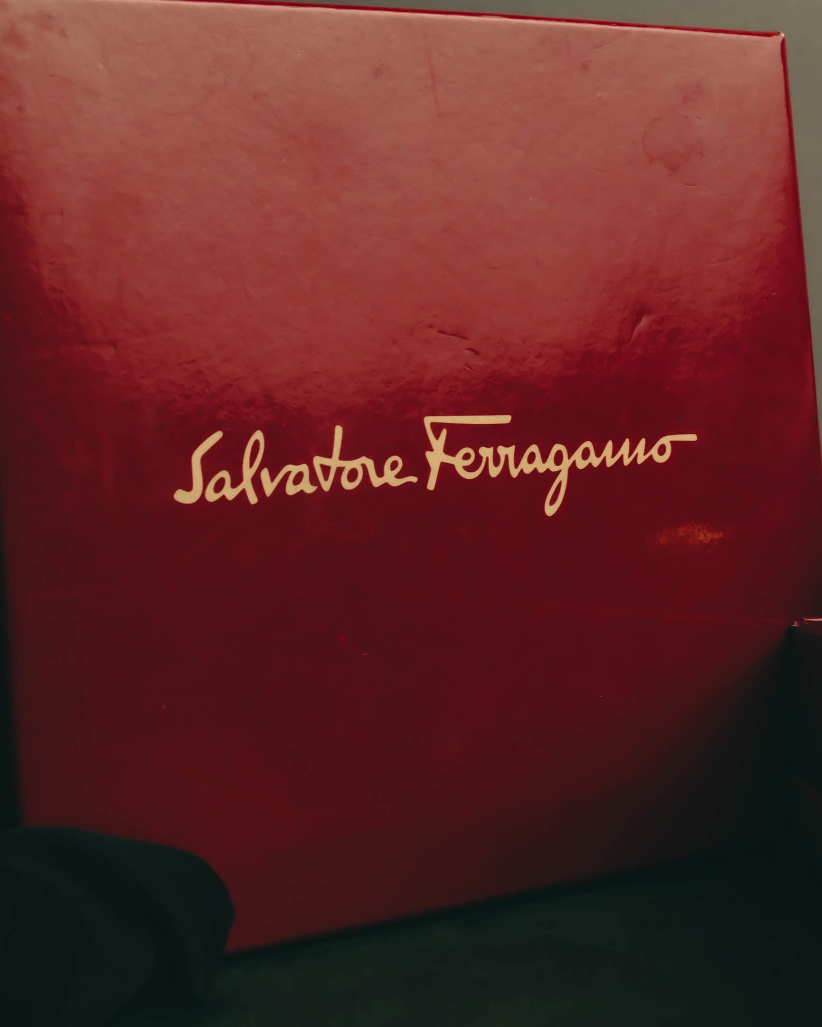 "Salvatore Ferragamo" 80's-90's Classic calf leather wallet