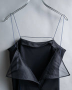 "BALENCIAGA" Piping material switching camisole