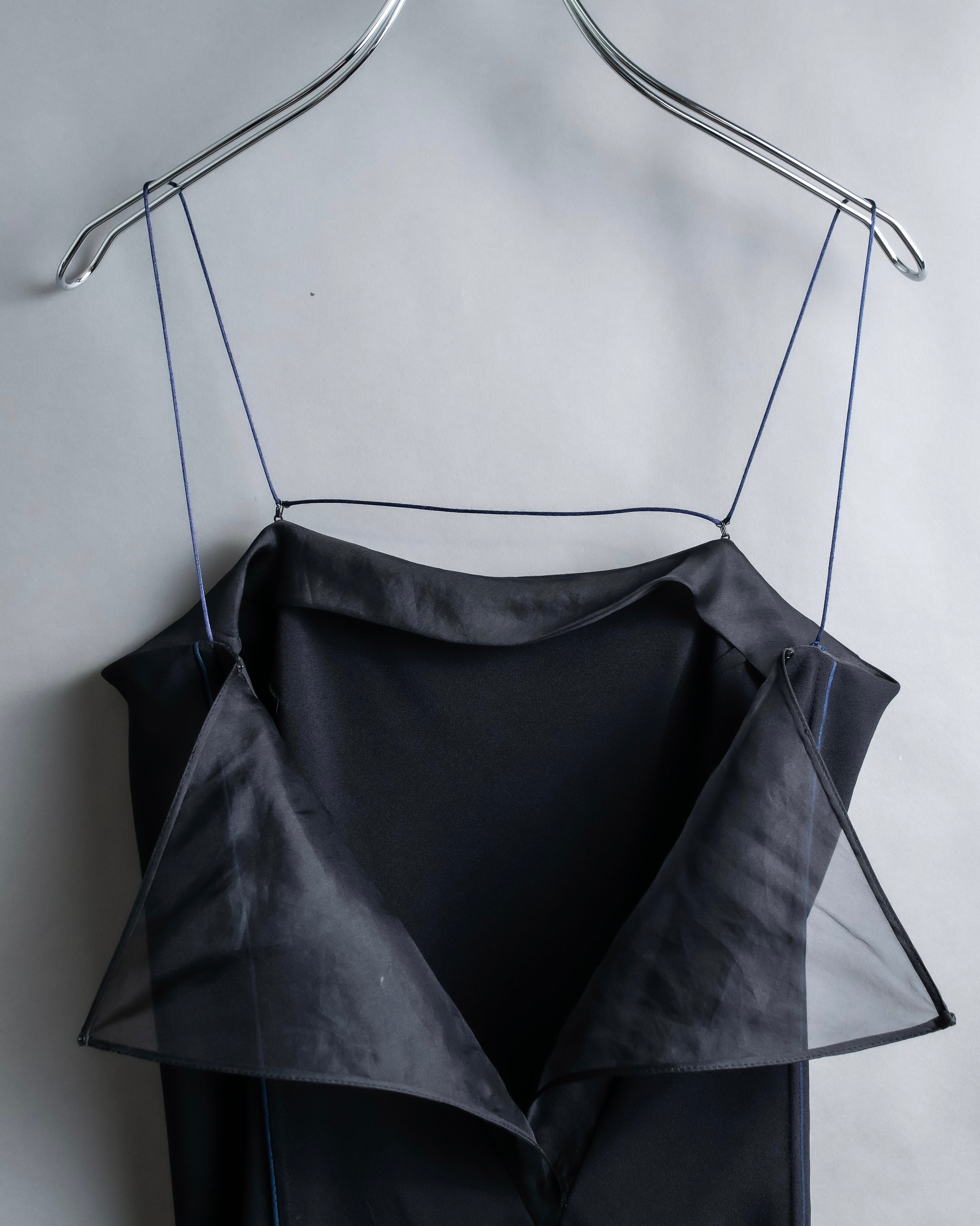 "BALENCIAGA" Piping material switching camisole