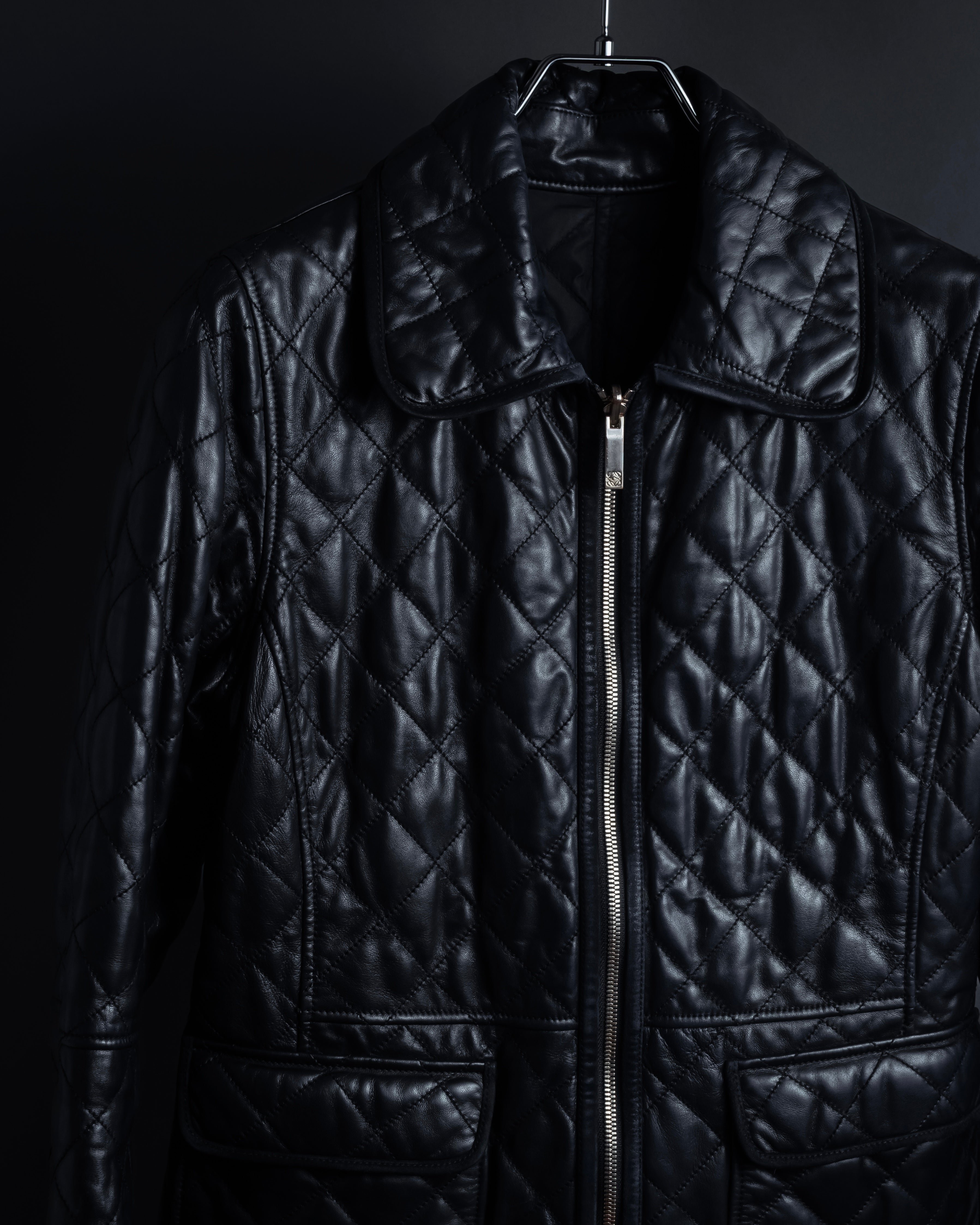 -SPECIAL- "LOEWE" 2009-2013's Quilted design reversible lambskin jacket