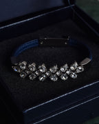 "PRADA" Petal motif crystal bracelet