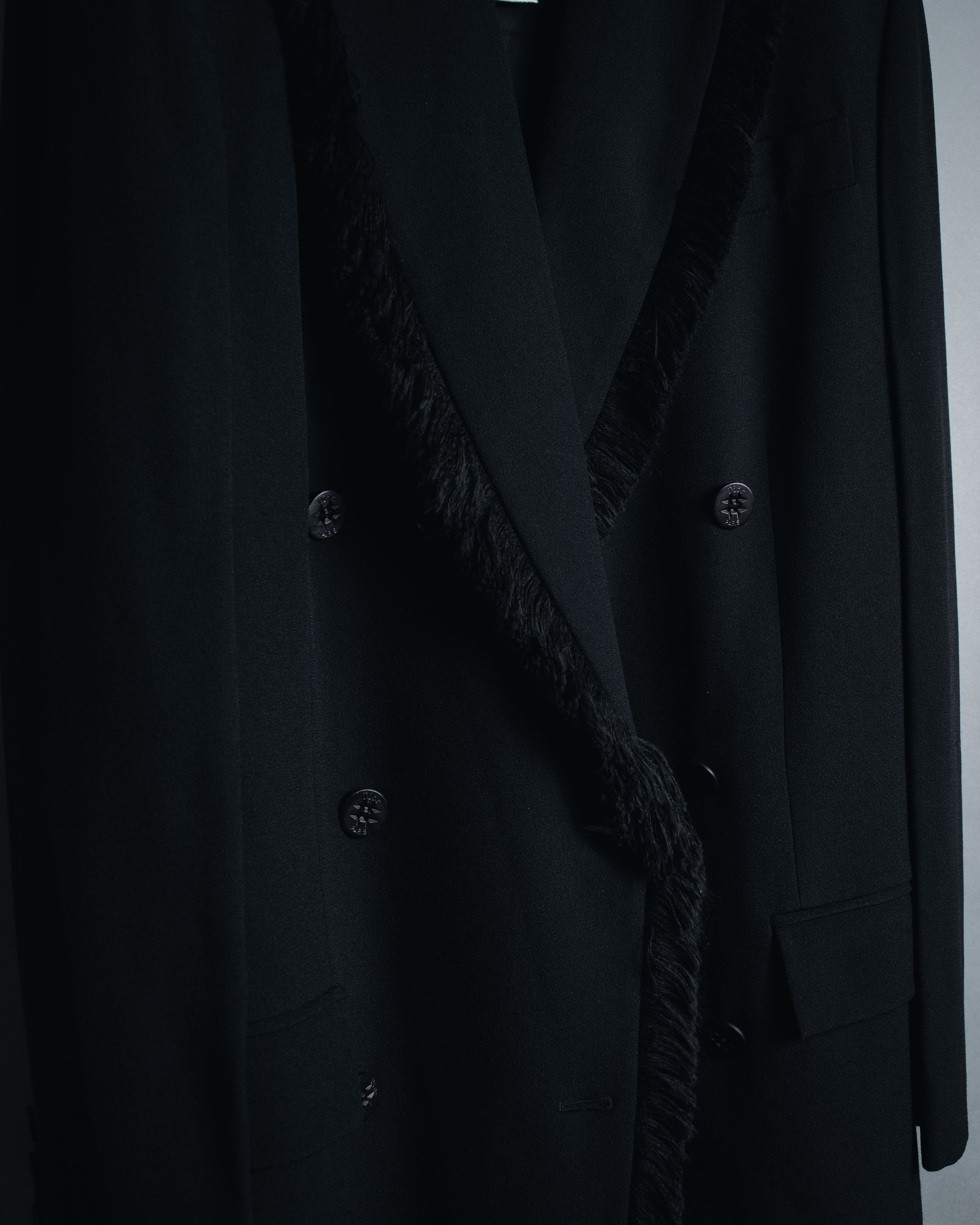 –SPECIAL– "Christian Dior"
98SS fringed peak lapel double breasted jacket