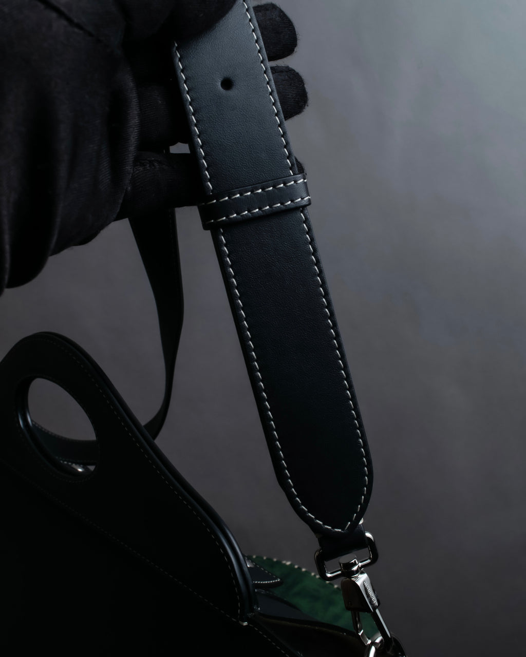 "BURBERRY" Suede switching design 2way shoulder bag