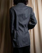 "COMME des GARCONS HOMME PLUS" 14SS modified lapel design striped jacket